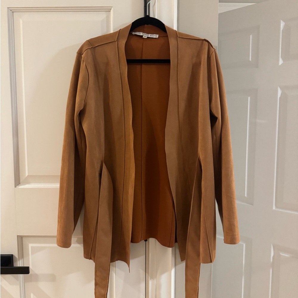 HYFVE Camel Suede Jacket
